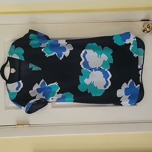 Like New Sleeveless Blue/ Floral Print Dress